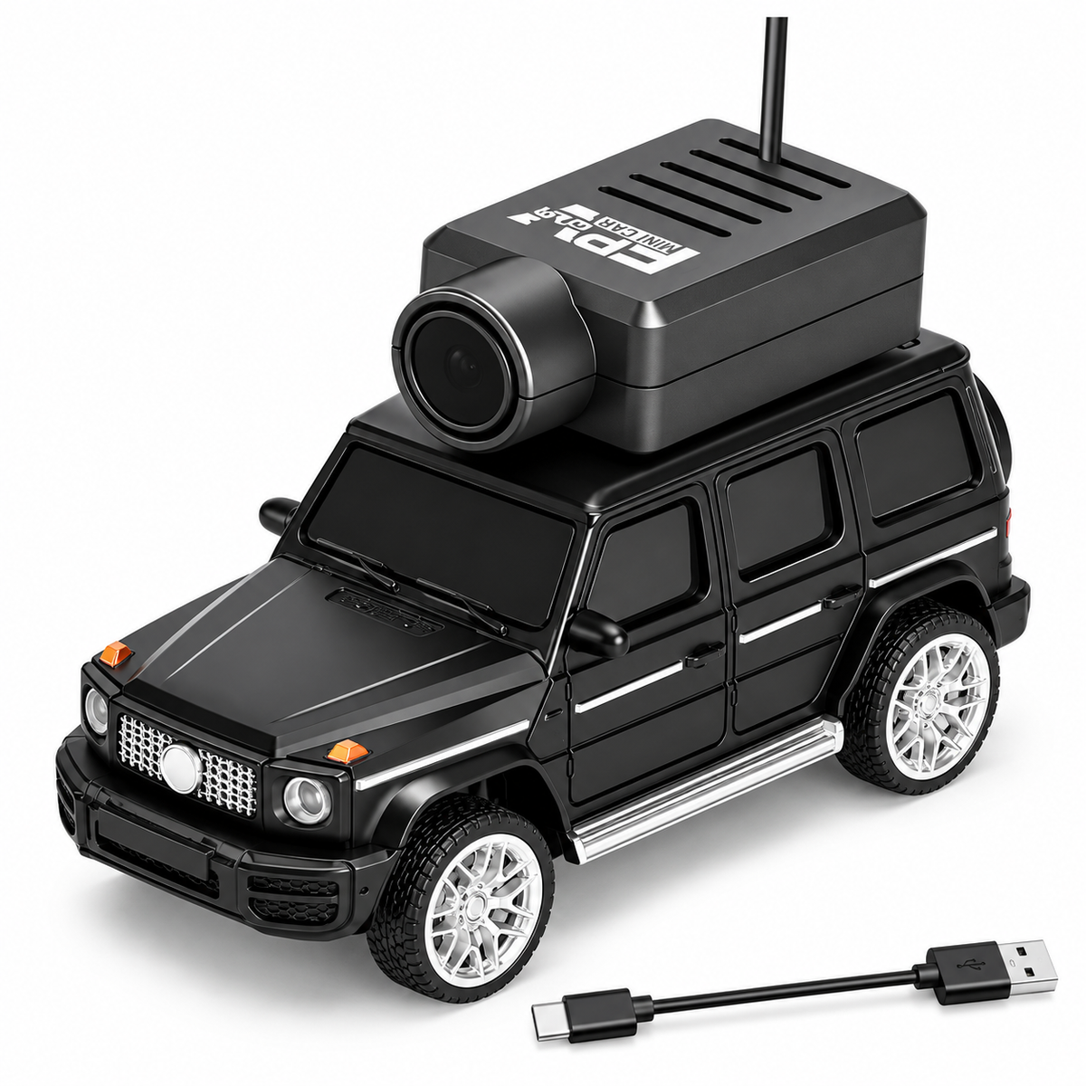 Mini FPV RC Car with Camera - Carrying Case and 2 Spare Shells