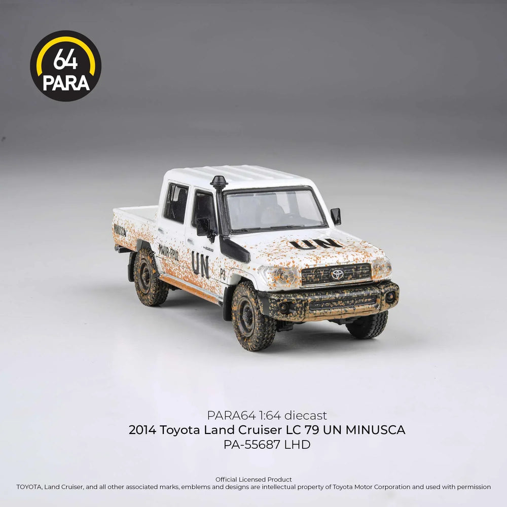 Toyota Land Cruiser 76 2014 1:64 Diecast - Off-Road Mud Effect