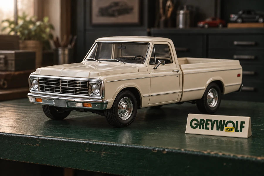 A scale pickup for a model collection