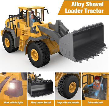 RC wheel loader bucket detail