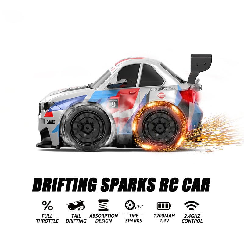 BMW spark drift RC car detail