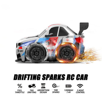 BMW spark drift RC car detail