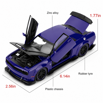 1:32 Dodge Challenger Hellcat Diecast Model Car