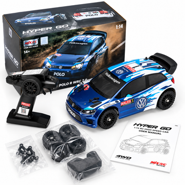 MJX Hyper Go 14304 1:14 Volkswagen Polo R WRC 43km/h Brushless RC Car