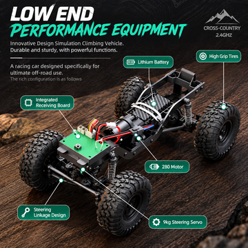 HB Toys Ford F150 1/16 4WD RC Rock Crawler RTR R1610