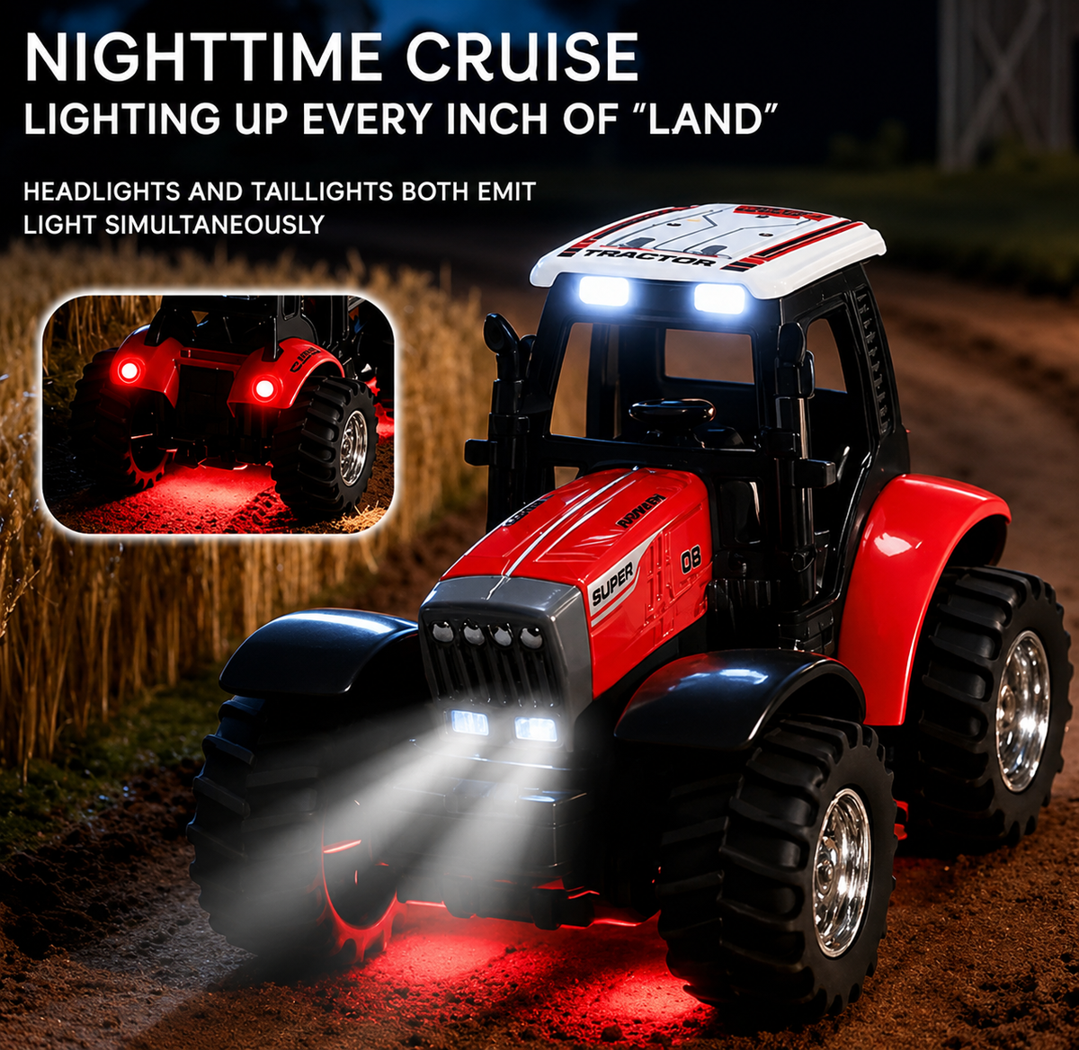 TRASPED HG4-330 1:64 Mini RC Farm Tractor