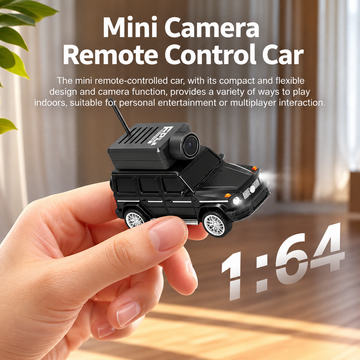 Mini FPV RC Car with Camera - Carrying Case and 2 Spare Shells
