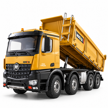Huina 1536 1:14 Scale RC Dump Truck 8 wheel with LED Lights