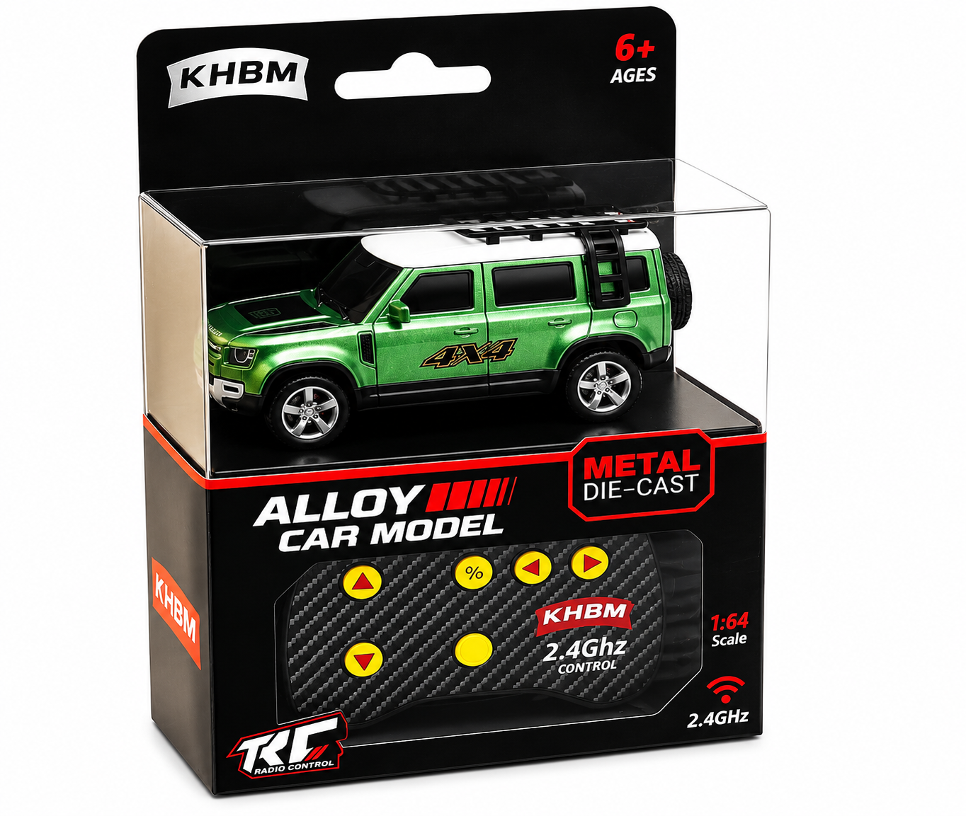 Land Rover Defender 1:64 Die-Cast RC - LED & Type-C