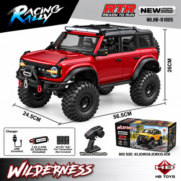 HB Toys R1005 1:10 Bronco with Dumbo Remote & differential RTR