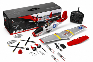 P-51 Mustang RC Plane - Brushless 6G/3D