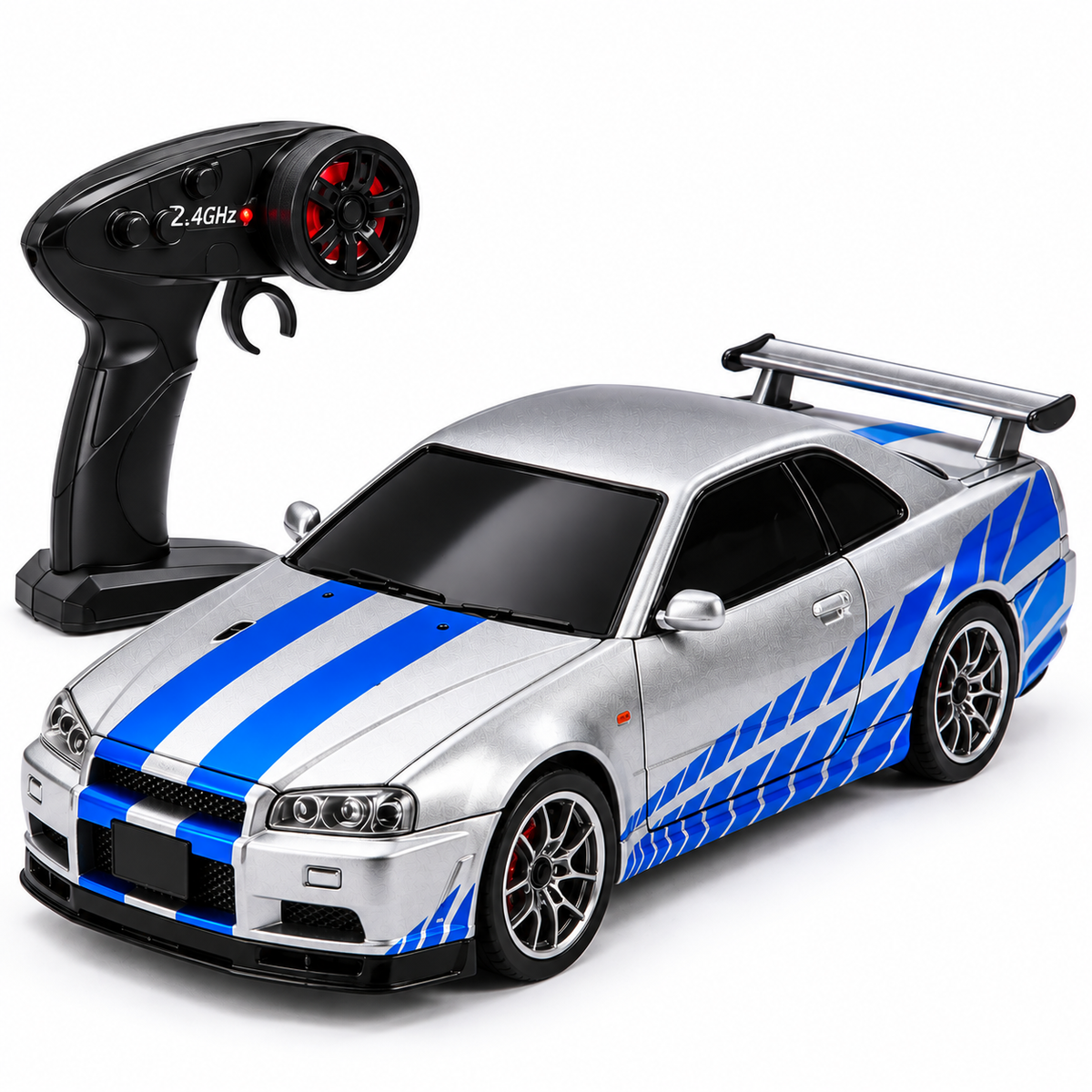 HB Toys Racing Rally 1:43 Nissan Skyline R34 Drift RC Car