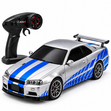 HB Toys Racing Rally 1:43 Nissan Skyline R34 Drift RC Car
