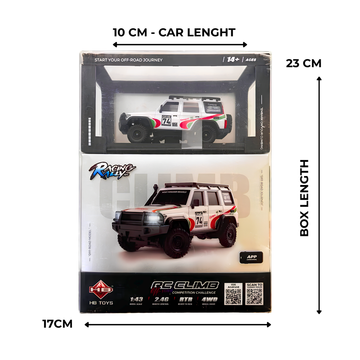 HB Toys R4301 Toyota Land Cruiser LC76 Style 1/43 Mini 4WD RC Crawler