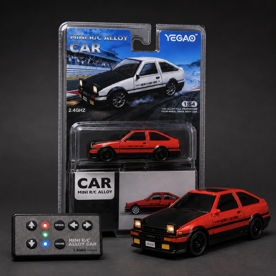 Toyota AE86 1/64 Mini 4WD RC Drift Car