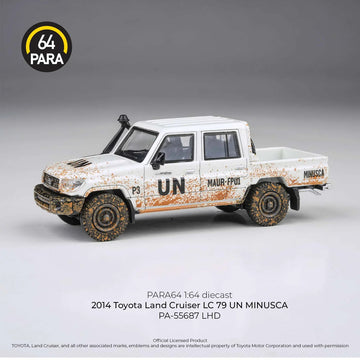 Toyota Land Cruiser 76 2014 1:64 Diecast - Off-Road Mud Effect