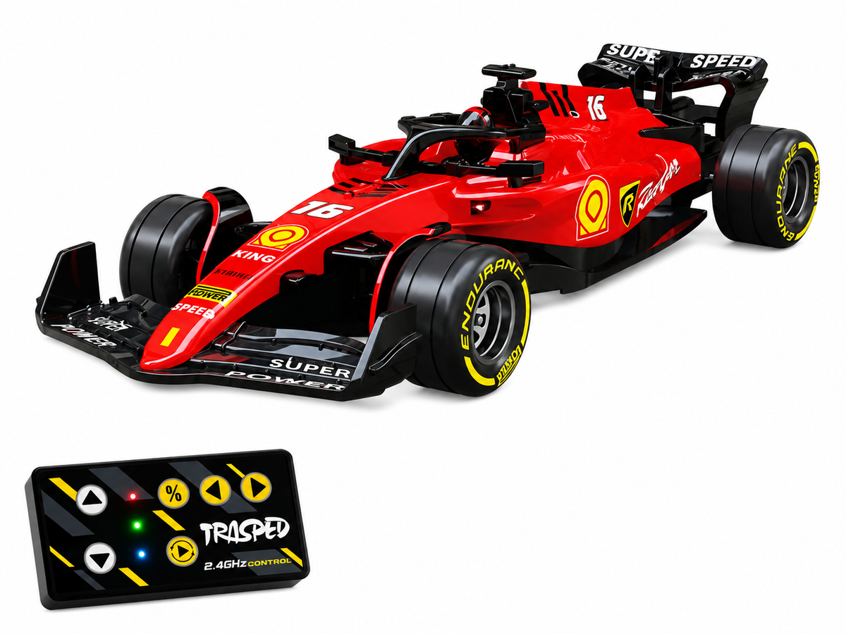 TRASPED Ferrari F1 1:64 Mini RC Car
