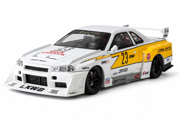 1:24 Nissan Skyline GT-R R34 Diecast Pull-Back Car