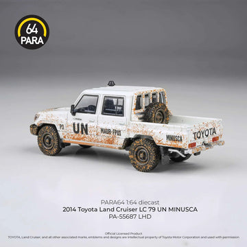 Toyota Land Cruiser 76 2014 1:64 Diecast - Off-Road Mud Effect