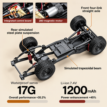 Toyota LC79 MN82S Remote Control Four-wheel Off-road Pickup Truck