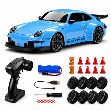 Porsche 1:24 RC Drift Car with LED Lights