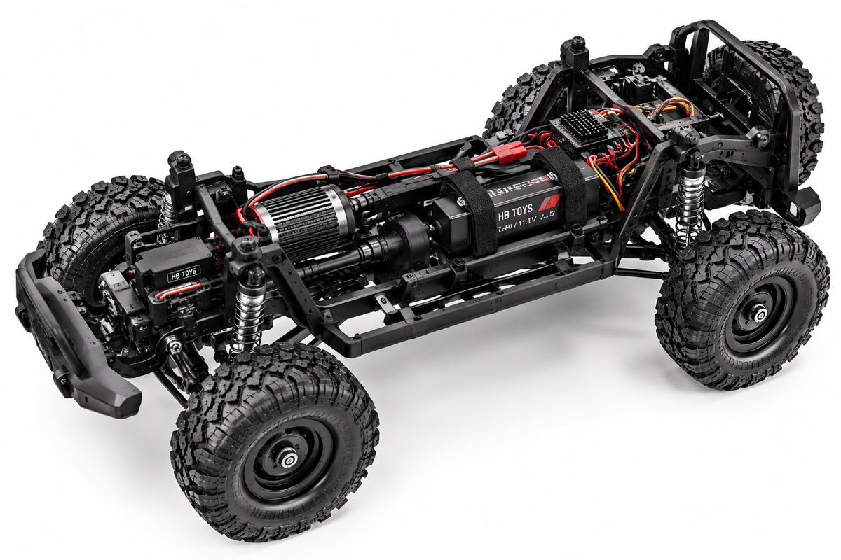 HB Toys R1607-08 1:16 Land Rover Defender 4WD RC Crawler
