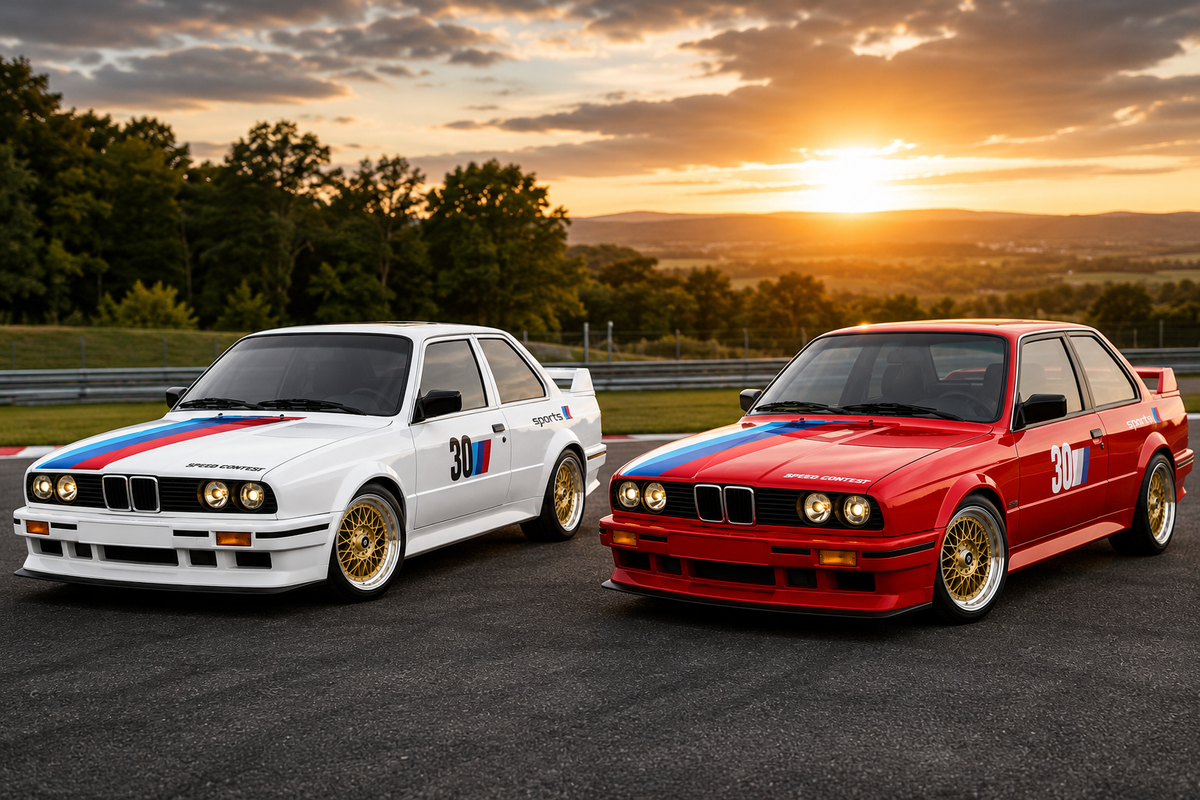 BMW E30 1:16 4WD RC Drift Car - LED Lights