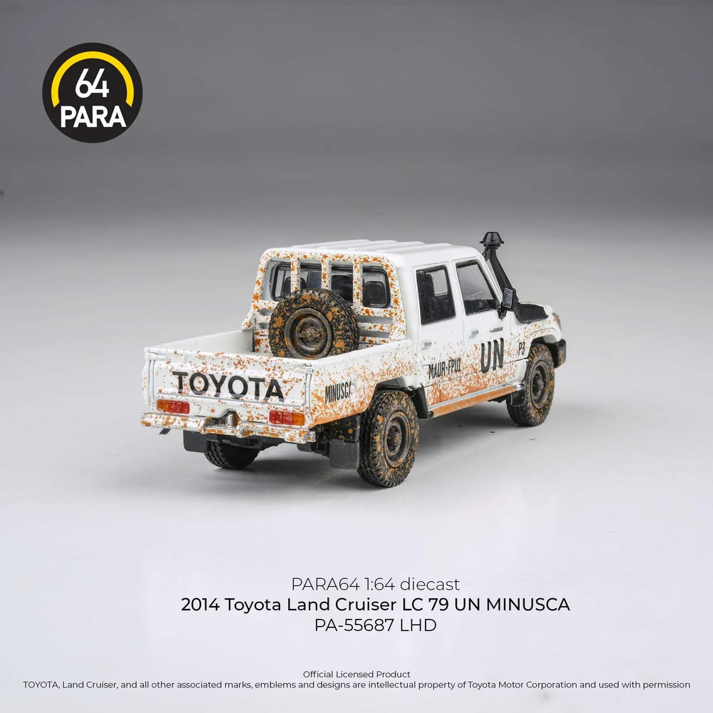 Toyota Land Cruiser 76 2014 1:64 Diecast - Off-Road Mud Effect