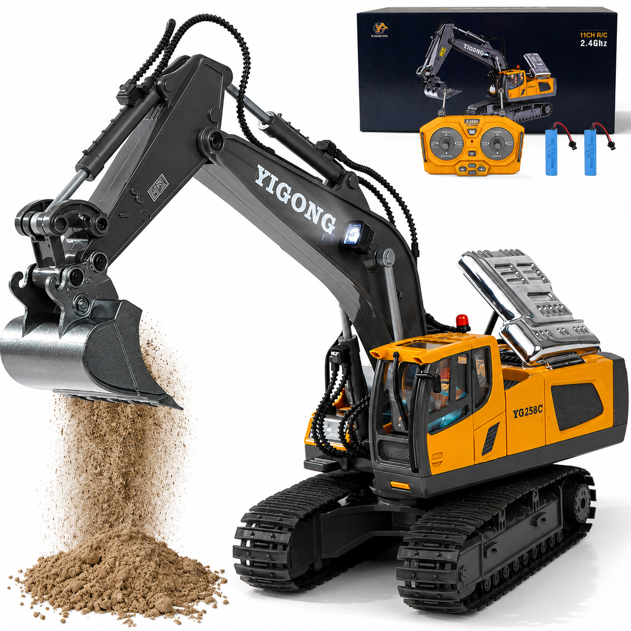 RC Excavator 1:24 - 11-Channel