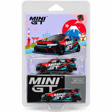 Mini GT Hyundai Ioniq 5 N 1:64 Diecast - Tokyo Auto Salon 2025 blister