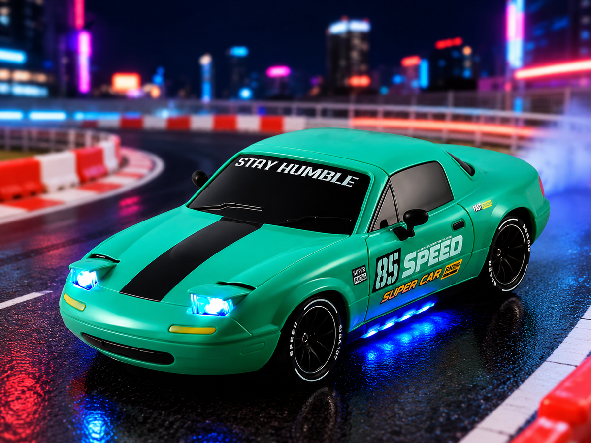 Mazda MX-5 Miata RC Drift Car with Pop-Up Headlights