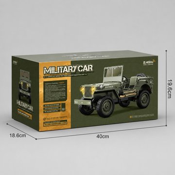 JJRC C8815 Willys Military Jeep 4WD RC Truck - with winch