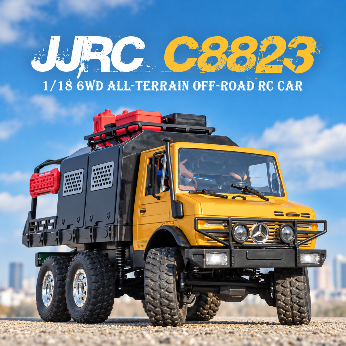 JJRC C8823 1:18 Mercedes-Benz Unimog 6WD RC Off-Road rock Crawler