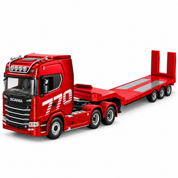 HUINA 1501 RC Truck with 1502 Trailer 1/18 19CH Transport Truck RTR