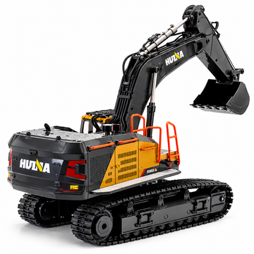 Huina 1592 1:14 RC Excavator 2026 Edition | 22CH Construction Vehicle with Alloy Bucket