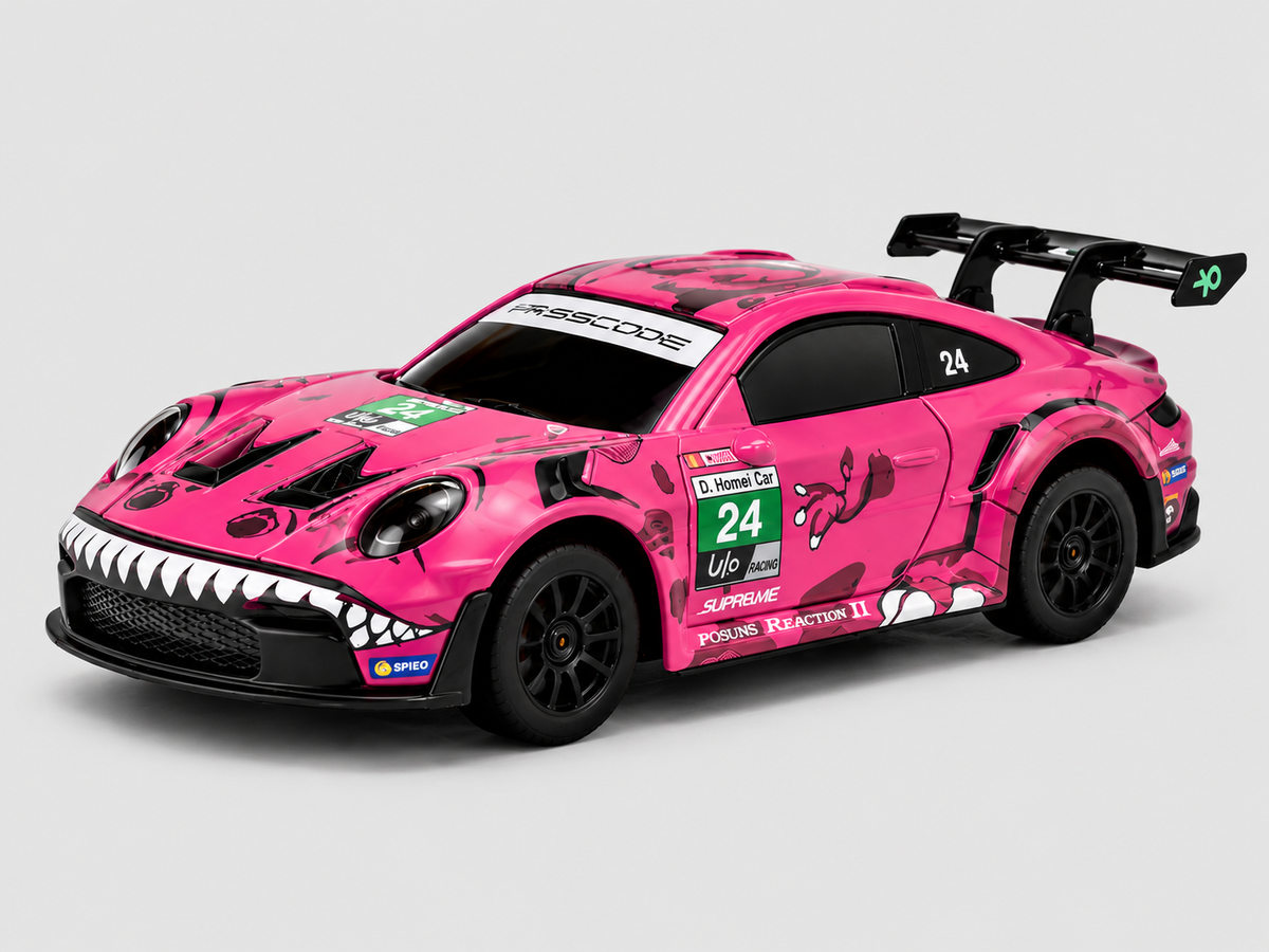 Porsche 911 GT3 R 1:43 RC Drift Car - Gyro & LED