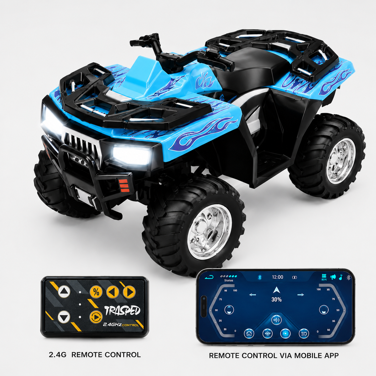 TRASPED HG4-335 1:64 Mini RC Quad Bike