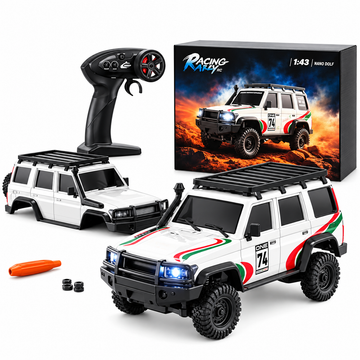 HB Toys R4301 Toyota Land Cruiser LC76 Style 1/43 Mini 4WD RC Crawler