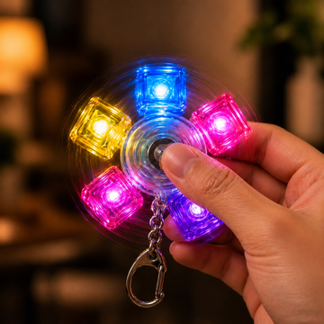 Keyboard Spinner Clicker Keychain - Sensory Fidget Toy