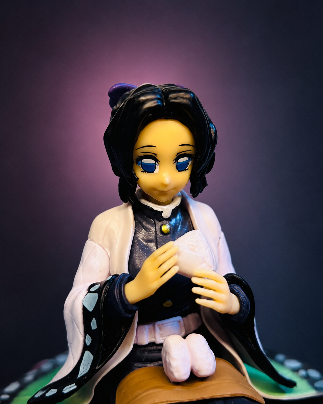 Shinobu Kocho anime figure showing butterfly wing haori detail